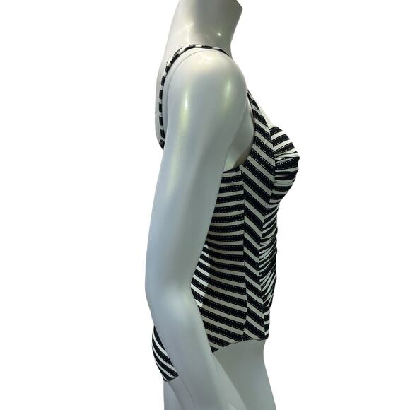 NIPTUCK SWIM Retro Barbie-Inspired Striped One-Piece Swimsuit - Size US 6 - Picture 5 of 16